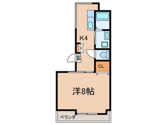 間取図 ウエストキュ－ブ