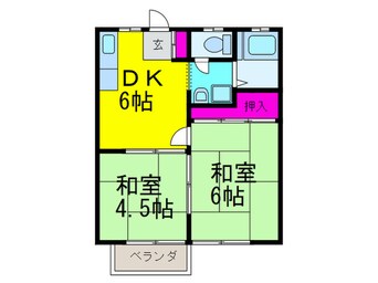 間取図 パナハイツ古曽部