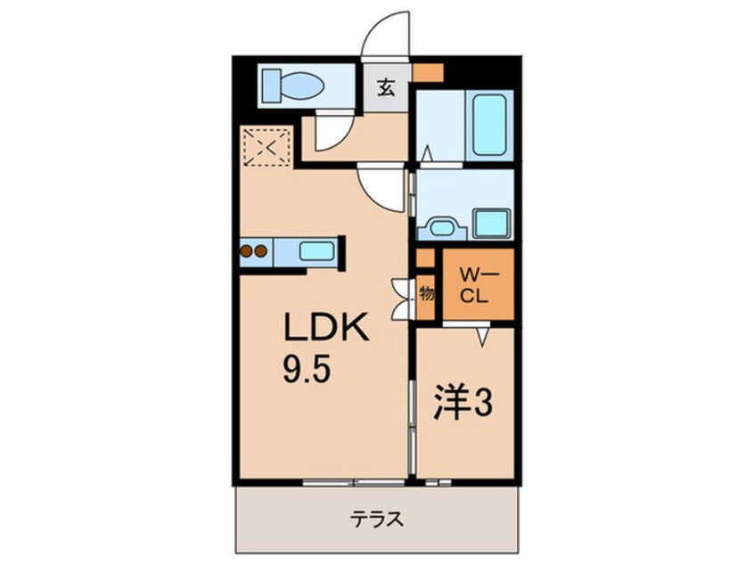 間取図 プレミ－ル