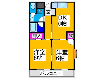 間取図 第２タツミマンション