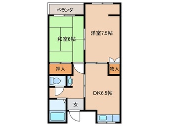 間取図 シティーライフ佐太