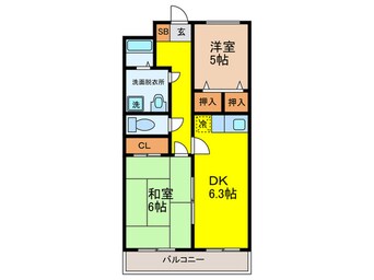 間取図 デイグラン長居公園