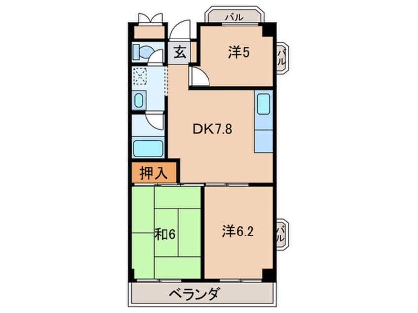 間取図 南武庫之荘ア－バンリズ