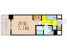 ラクラス新大阪 1Kの間取り