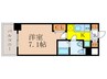 ラクラス新大阪 1Kの間取り
