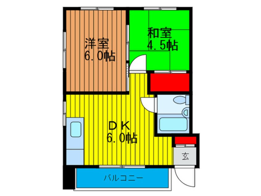 間取図 旭ロイヤルハイム