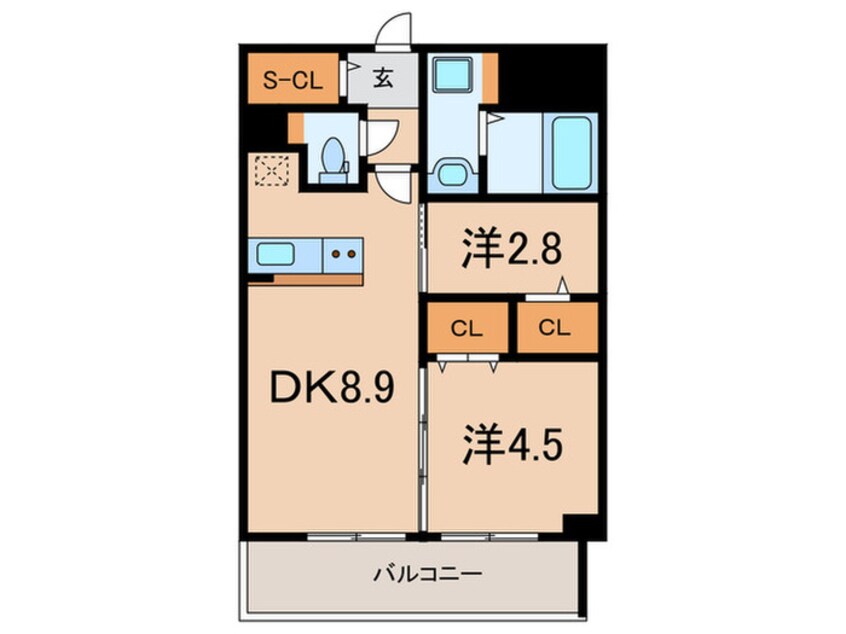 間取図 ファーストフィオーレ東灘