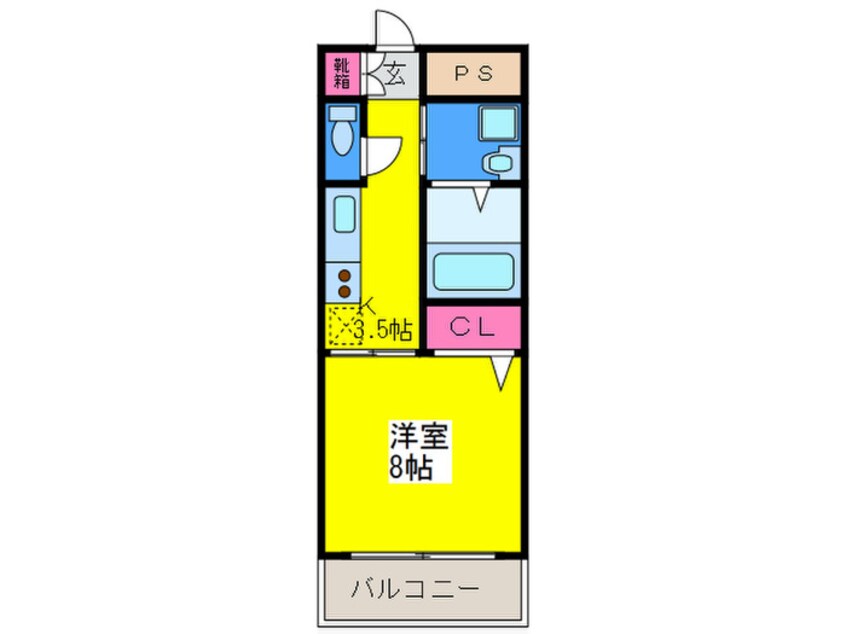 間取図 プランドール南巽