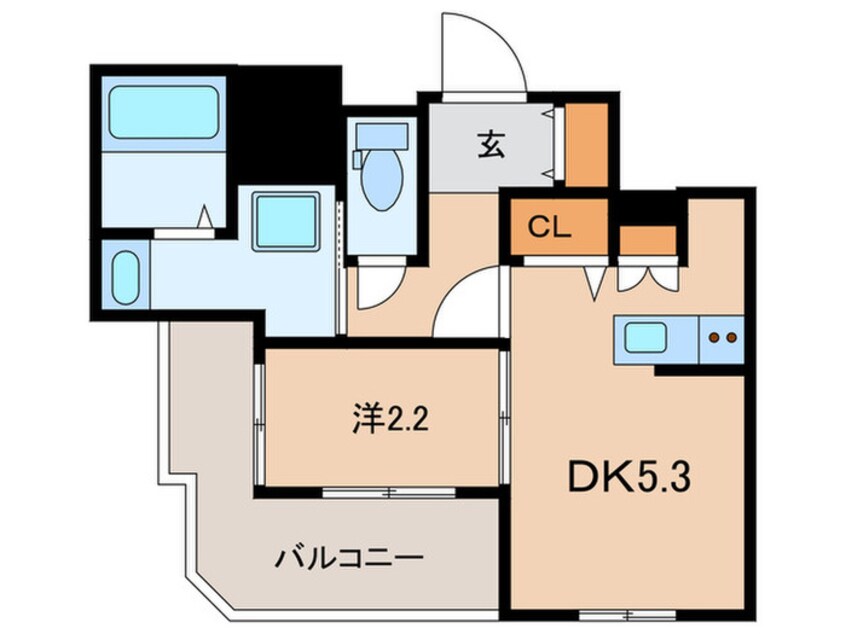 間取図 リフレス蛍池