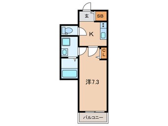 間取図 リフレス蛍池