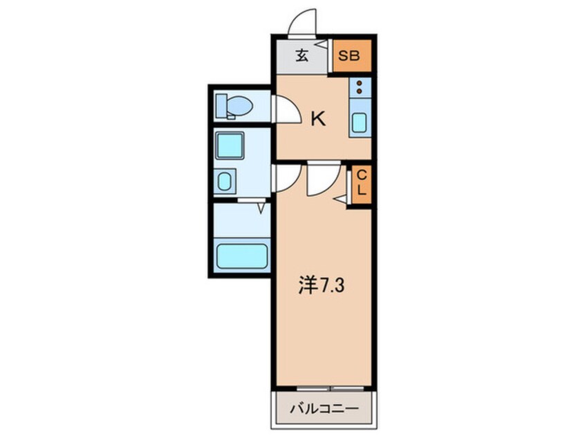 間取図 リフレス蛍池