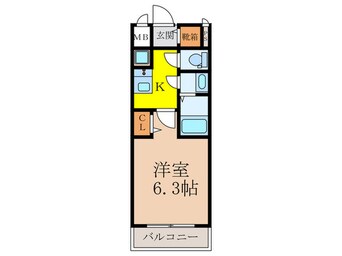 間取図 ララプレイス新大阪ＬＤ(202)