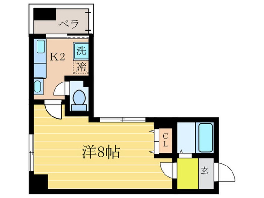 間取図 レーベンなぎの宮
