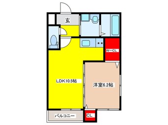 間取図 フジパレス花園Ⅱ番館