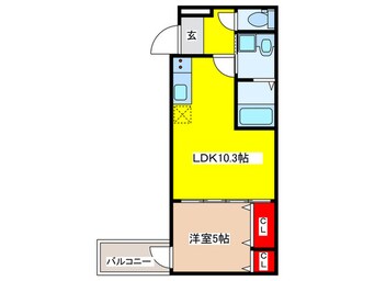 間取図 フジパレス花園Ⅱ番館