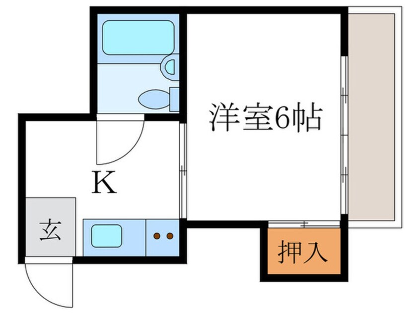 間取図 アメニティ近衛