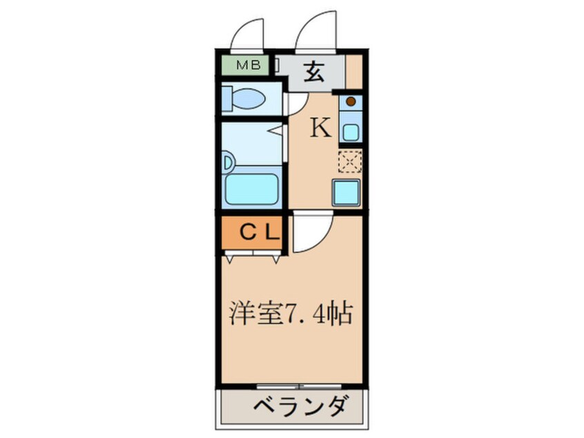 間取図 メゾン山城Ⅱ