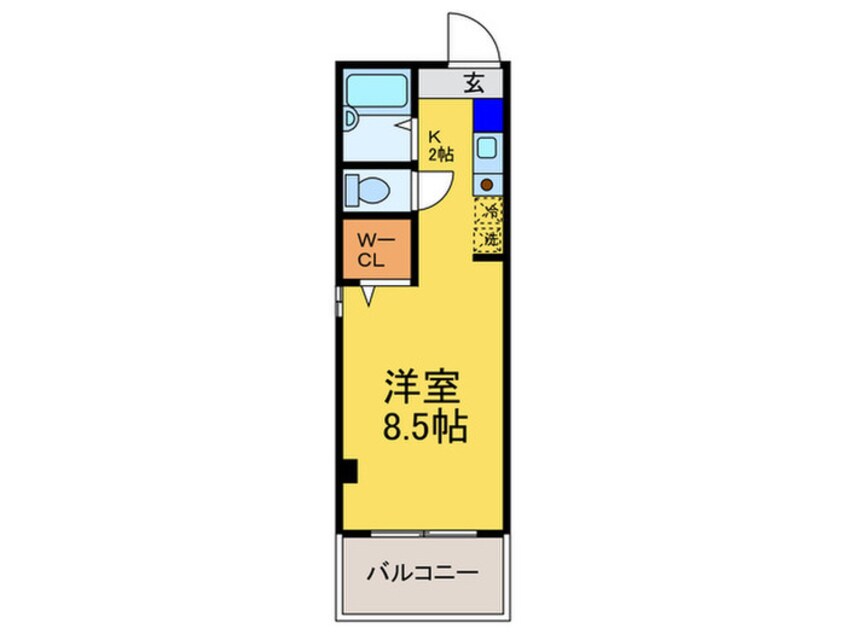 間取図 ｅｒａｂｅ東福寺