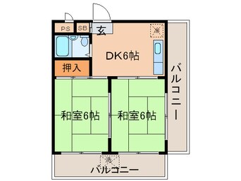 間取図 木崎コ－ポラス