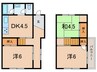 田代町一戸建住宅 3DKの間取り