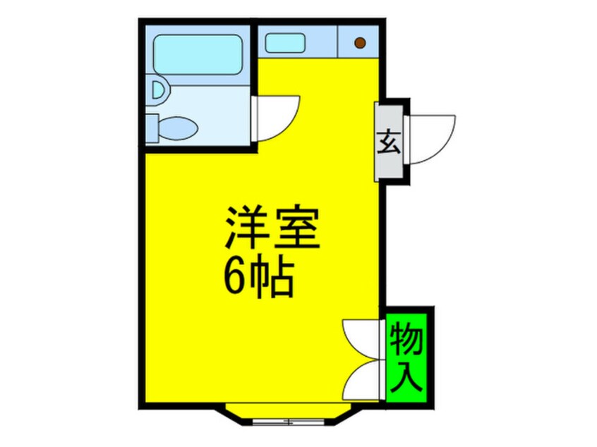 間取図 ホワイトコーポ南住吉