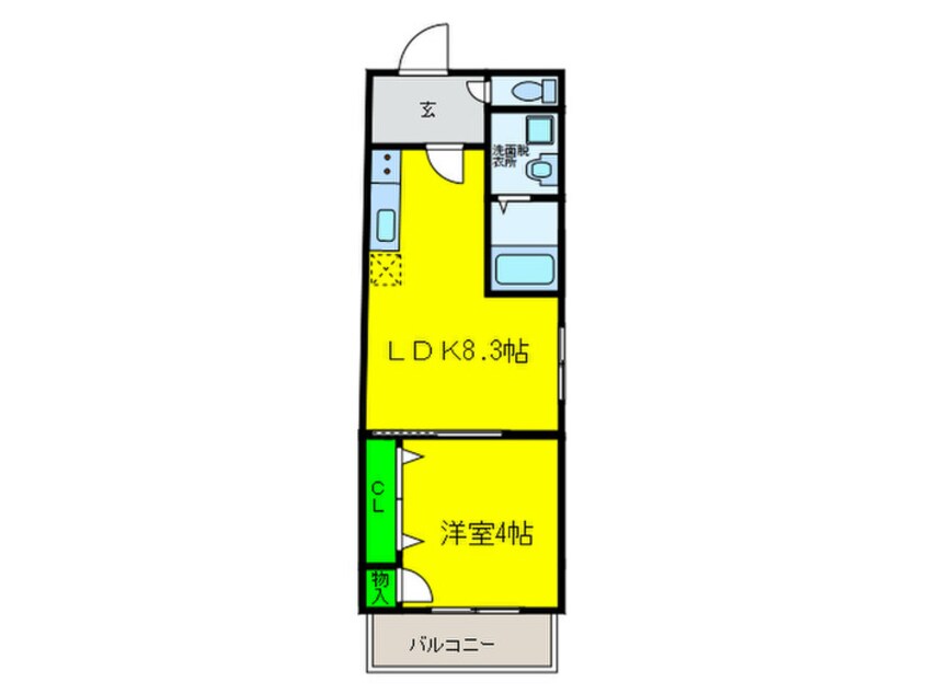 間取図 F asecia chart