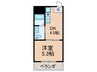 ハイツASK 1DKの間取り