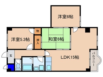 間取図 ガーデンスクエア瀬田