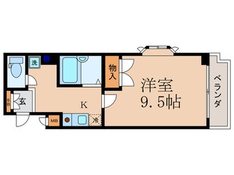 間取図 メディナ椥辻