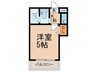 神崎プラザ 1Kの間取り