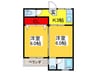 菊水マンション 2Kの間取り