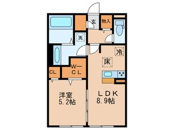 間取図 レウイシア