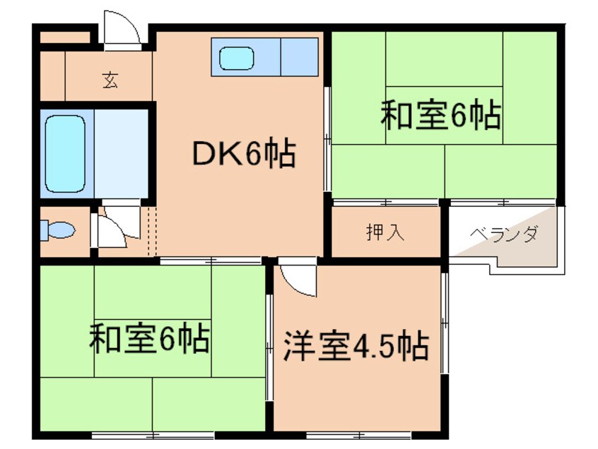 間取図 サンピア