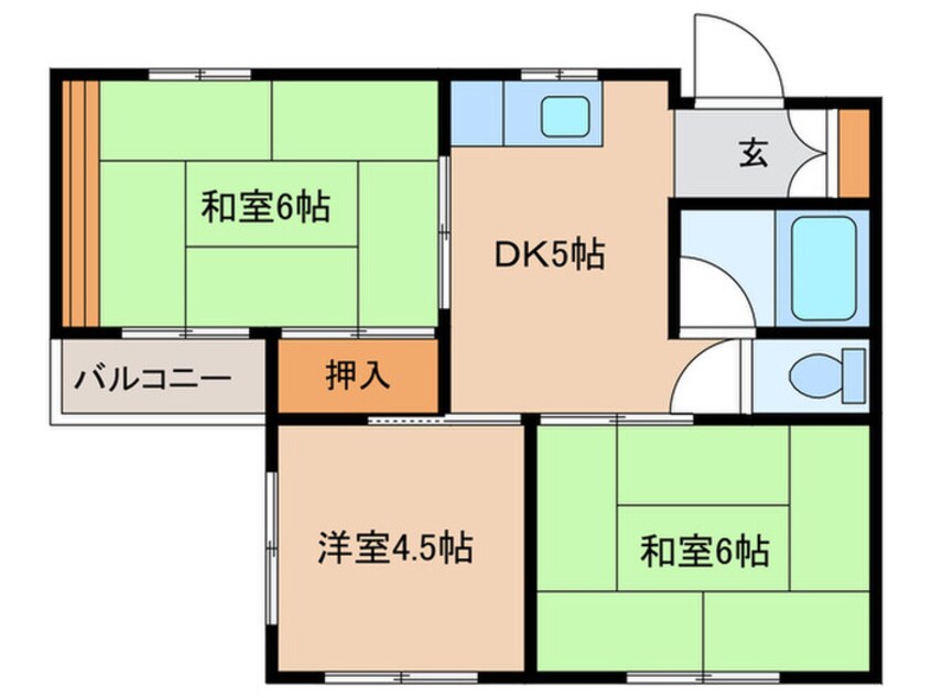 間取図 サンピア