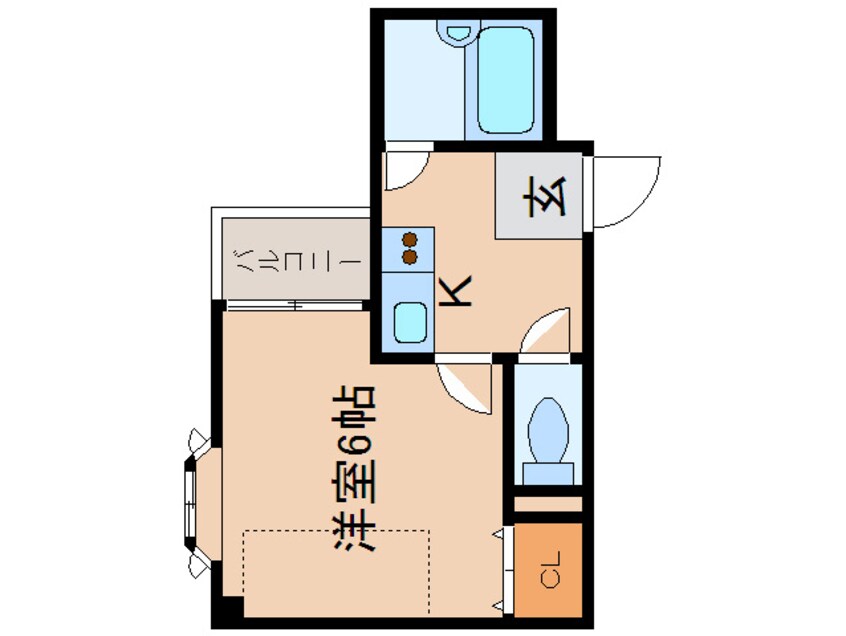 間取図 ぷりんせす八丁畷Ａ