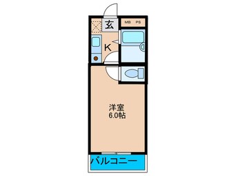 間取図 グリ－ンビュ－田川