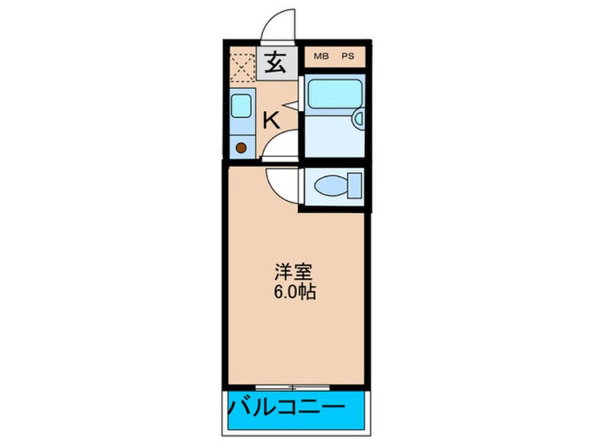 間取図 グリ－ンビュ－田川