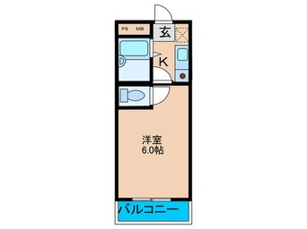 間取図 グリ－ンビュ－田川