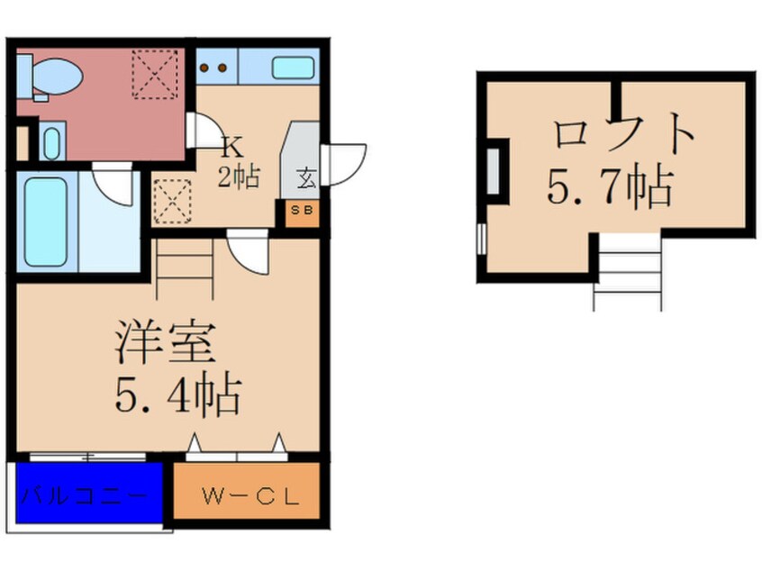 間取図 LUCERIA大和田