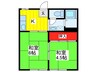ハイツ寿 2Kの間取り