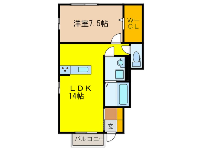 間取図 リベ－ルコ－ト