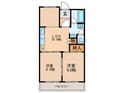生島リバーサイドマンションB棟の間取図