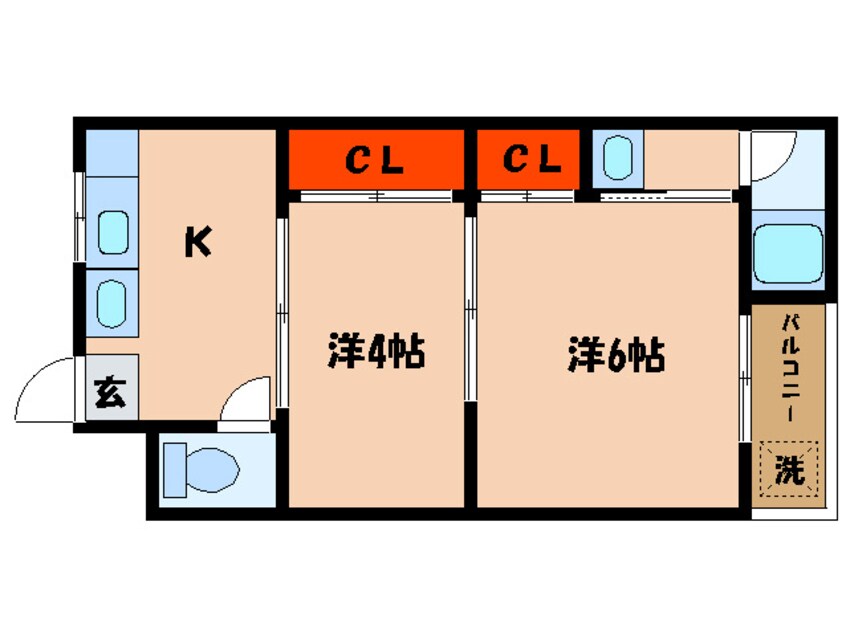 間取図 サンコ－ポヒロタ