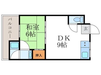 間取図 サンコ－ポヒロタ