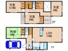 上野西2丁目戸建 4LDKの間取り