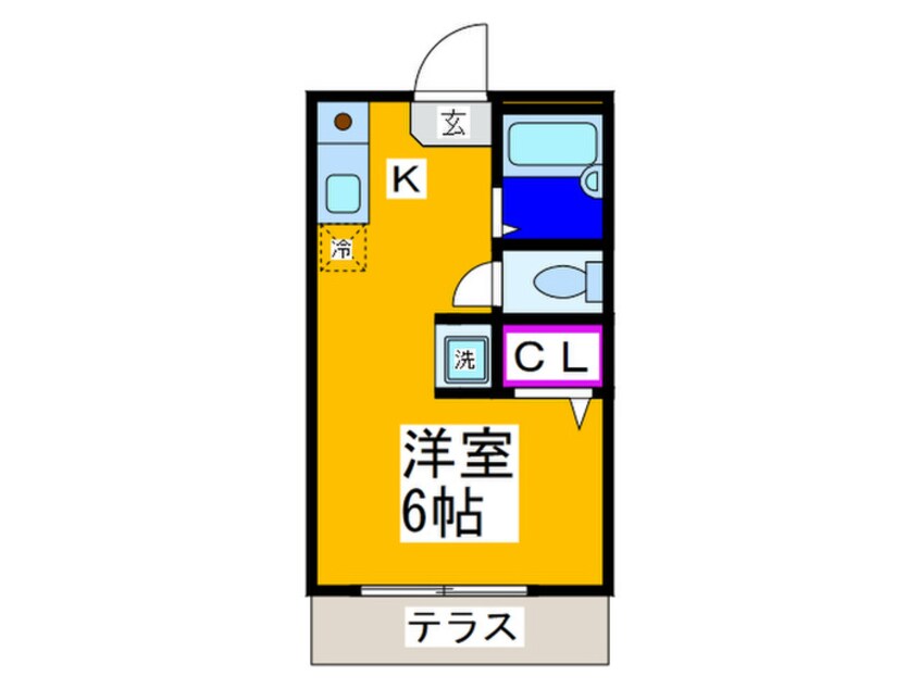 間取図 中百舌鳥ハイツ