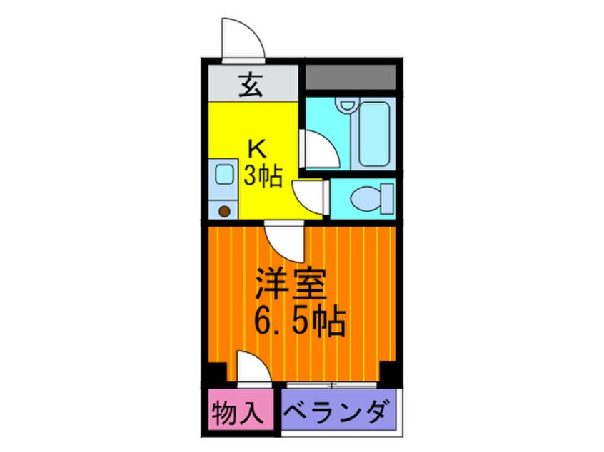間取図 後光ビル春宮