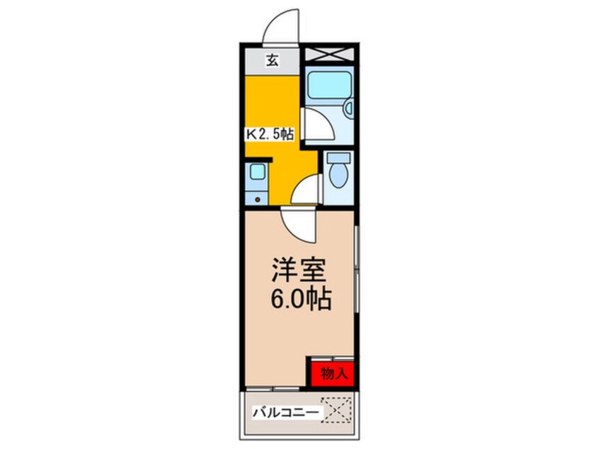 間取図 後光ビル春宮