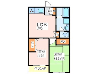 間取図 コスモ城東