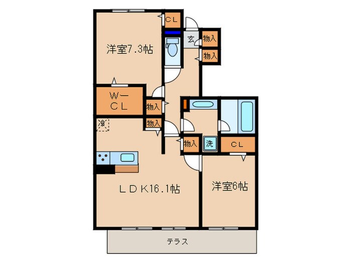 間取り図 WembLey.SateLLite